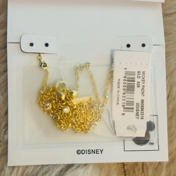 Disney | Kendra Scott Gold Mickey Mouse Short Pendant - Picture 5 of 6